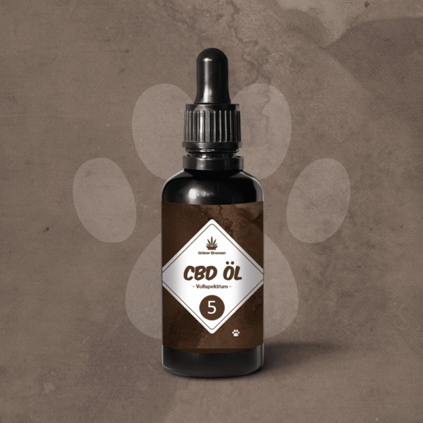 CBD-Öl 5% für Haustiere - Grüner Brunnen